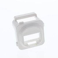 Leviton BEZEL-000 White Bezel Quickport Bracket Modular Snap-in Adapter