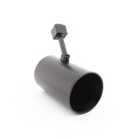 Nora Lighting NTH-102B Flat Black Cylinder Baffle Track Light Fixture Halo 75W