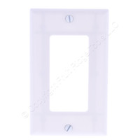 Eaton 2151W White 1-Gang Decorator Rocker GFCI Switch Cover Thermoset Wallplate