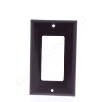 Eaton Brown 1-Gang Standard Rocker Switch Cover Wallplate 2151-B