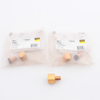 Viega 57003 PureFlow Bronze PEX Press Lav Adapter with 0.5" x 0.5 PEX x Faucet