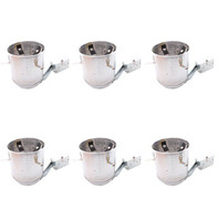 6pk Topaz 6" Airtight Remodel Recessed Housing IC-Rating Max 75W E26 RH6/R/IC/AT