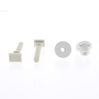 Pair Sioux Plumb Perfect Nylon Closet Bolts 2-1/2" Corrosion Proof 425-PB