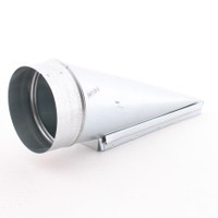 Snappy 17-225 Center End Stack Boot 2-1/4x12x12.5 Galvanized Steel Duct Fitting