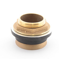 Jones Stephens C27-125 Stephens Brass 1-1/4 Inch Closet Spud