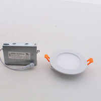 Nicor LED 4" Edge Lit LED Downlight 4000K Round White DLE4-10-120-4K-RD-WH 90CRI