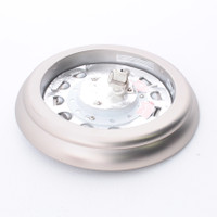 Minka Silver Round 1-Light Ceiling Lighting Flush Mount Missing Globe