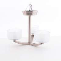 Hinkley 3871BN Transitional Three Light Semi-Flush Mount from Meridian