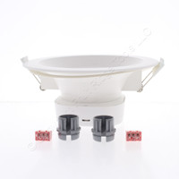 Satco 29027 LED 5"-6" Retrofit 9 Watt Dimmable White Round Downlight 120 Volt