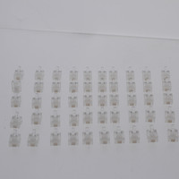 50 Pack Ideal Industries TelCom Modular Plugs 4-Position 86-394