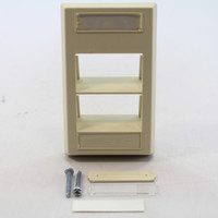 Wiremold AC-SAP-009 SG Angled Faceplate W/O Icons IV