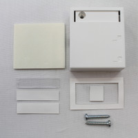 Leviton 40822-BW White 2-Port Raceway Quickport Surface Mount