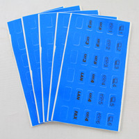 Wiremold IL-30A-BL 30 Black Icons Combinations Labels