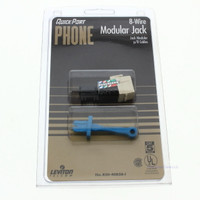 Leviton Ivory Quickport Jack Cat 5 8-Wire Modular Connector 40838-I