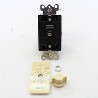 Tork Nsi 60-Minute Ivory A560M Spring-Wound In-Wall Twist Timer Faceplate