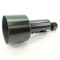 Halo Cooper Lighting L733MBX Black Medium Base Power-Trac No Lense Track Light