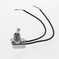 Leviton 720-L1 Metal Bat Toggle Switch 3A SPST ON/OFF Single Pole Single Throw