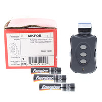 WattStopper MKFOB Charcoal Gray Keyfob with visor clip, use CR2450 Battery