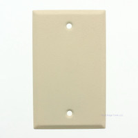 Amerelle C971BIVVP Ivory Blank 1-Gang Metal Cover Wallplate No Mounting Screws