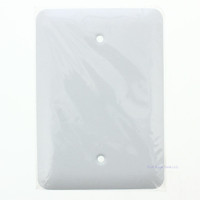 Taymac WMTW-B Metal Mid-Size White Textured Blank Wallplate Cover