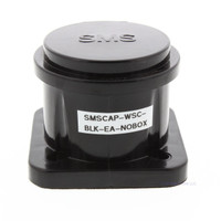 Black Molded Panel Mount Snap Back Cover Protective Cap