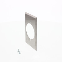 Garvin Industries GNSS1PO 1-Gang�2.125"�Dia.�Brushed�Stainless Steel Wall�Plate