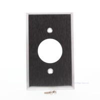 Garvin SS1SR Brushed Stainless Steel 1-Gang 1.41 Dia Hole Outlet Cover Wallplate
