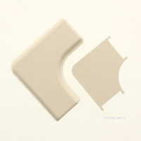 Wiremold 411 NonMetallic Ivory 90° Flat Elbow Raceway Fitting Surface Mount