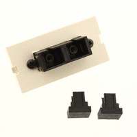 Wiremold 2A-2SC Ivory Dual SC Fiber Insert for Activate Systems