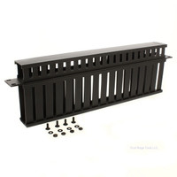 Wiremold PCM-19175DC Black 19W x 1.75H with Duct Front & Rear