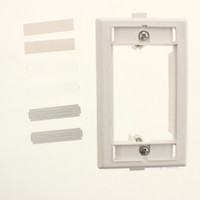Wiremold AC-SRP-WH White 1-Gang WallReady Faceplate Cover Wallplate for Activate