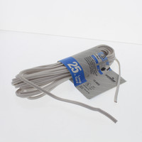 Leviton- WHITE 18AWG 7.62Meter/25FT Vinyl-Insulated Lamp Cord Replacement
