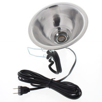 Leviton Grip-Lite Clamp Lamp Aluminum 8.5In Shade w/ 12ft 18/2 Cord Heavy Duty