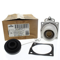 Leviton 49FR1-W White 49 Series Single Pole Female Receptacle Single Hole