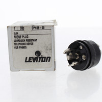 Leviton PH6625 Phone Plug Corrosion Resistant Telephone Device Hub
