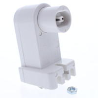 Leviton White High Output T8 T12 Fluorescent Plunger Lampholder Light Socket 488