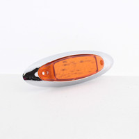 Peterson 178XA-MV Amber Piranha LED LED Clearance/Side Marker Light Kit w/Bezel