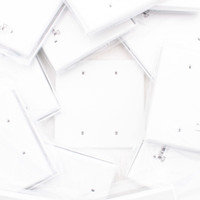 Hubbell PJ23W White Unbreakable Mid-Size 2-Gang Thermoplastic Box Mount Blank Nylon Wallplate Covers 25-pack