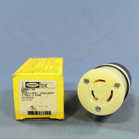 New Hubbell Bryant Turn Locking Connector Twist Lock Non-NEMA 20A 125/250V 7314C