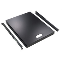 Hubbell MCCTELSHLF Black Telescoping Slide-Out Rack Shelf for Network Enclosure