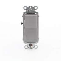 Hubbell OEM2111GY Gray Single Pole Rocker Switch for Marine OEM 15A 120/277VAC