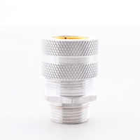 Hubbell Kellems SHC1037 Straight Male Cord Connector 3/4in. Aluminum .63–.75 in.