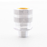 Hubbell Kellems SHC1027 1/2" x .63"-.75" Straight Male Cord Connector Aluminum