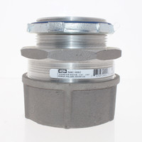 Hubbell Kellems SHC1092 Straight Male Cord Connector 3in. Aluminum 2.44–2.63 in.