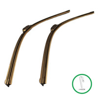 2 Rain-X 5079282 28" Premium Latitude Windshield Wiper Blades J-Hook