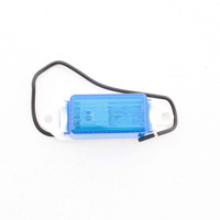 Peterson V107WB Blue Mini-Lite 3-1/4" Clearance Side Marker ID Light w/ Base