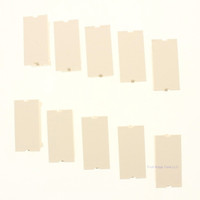 Wiremold 2A-BL Ivory 2A Blank Inserts for Activate Connectivity 10pcs