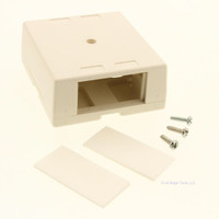 Wiremold AC-SMB Ivory Surface Mount Block No Icons for Activate Connectivty