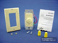 Leviton Ivory Decora Rotary Light Dimmer Switch 3-Way RPI06-IWP