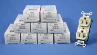 10 Pass & Seymour Ivory Spec Grade Receptacles Outlets 20A 5362-I